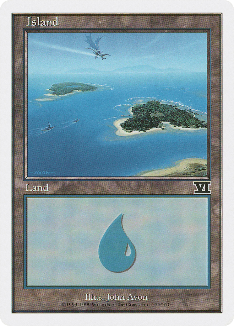 Island (6ED-337) - Classic Sixth Edition - Premium MTG Single from Wizards of the Coast - Just $0.11! Shop now at Game Crave Tournament Store