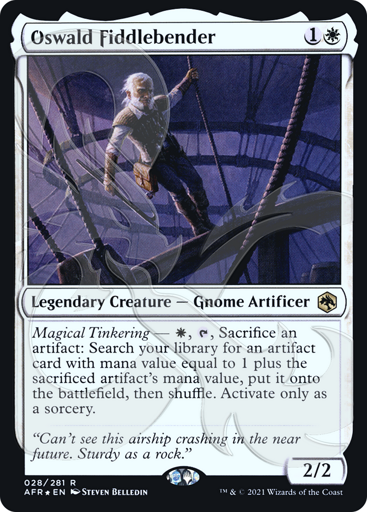 Oswald Fiddlebender (PAFR-28A) - Adventures in the Forgotten Realms Promos Foil - Premium MTG Single from Wizards of the Coast - Just $11.85! Shop now at Game Crave Tournament Store