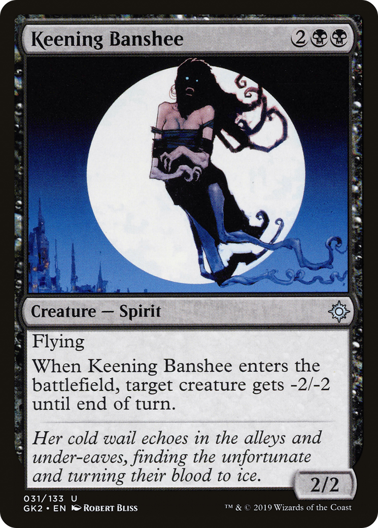 Keening Banshee (GK2-031) - RNA Guild Kit - Premium MTG Single from Wizards of the Coast - Just $0.08! Shop now at Game Crave Tournament Store