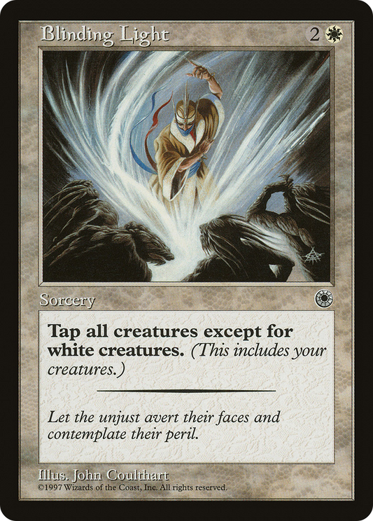 Blinding Light (POR-008) - Portal - Premium MTG Single from Wizards of the Coast - Just $0.22! Shop now at Game Crave Tournament Store