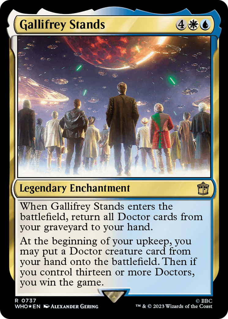 Gallifrey Stands (WHO-737) - Doctor Who Foil - Premium MTG Single from Wizards of the Coast - Just $0.27! Shop now at Game Crave Tournament Store