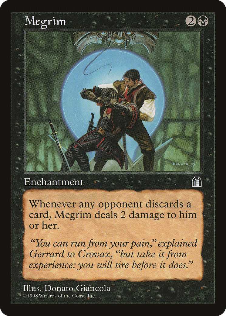Megrim (STH-062) - Stronghold - Premium MTG Single from Wizards of the Coast - Just $0.20! Shop now at Game Crave Tournament Store