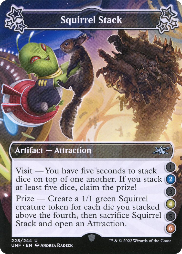 Squirrel Stack (UNF-228B) - Unfinity - Premium MTG Single from Wizards of the Coast - Just $0.08! Shop now at Game Crave Tournament Store