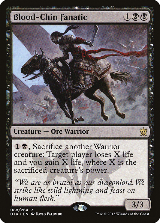 Blood-Chin Fanatic (DTK-088) - Dragons of Tarkir - Premium MTG Single from Wizards of the Coast - Just $0.08! Shop now at Game Crave Tournament Store