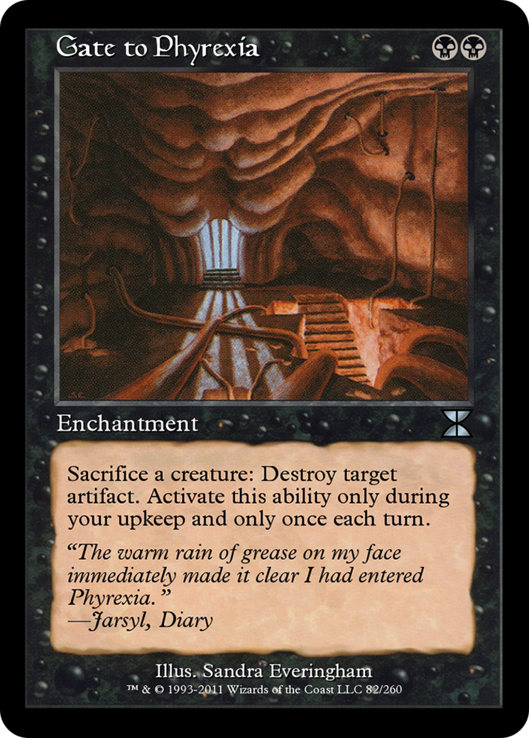 Gate to Phyrexia (ME4-082) - Masters Edition IV - Premium MTG Single from Wizards of the Coast - Just $0! Shop now at Game Crave Tournament Store