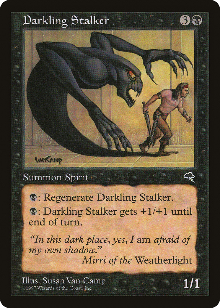Darkling Stalker (TMP-119) - Tempest - Premium MTG Single from Wizards of the Coast - Just $0.08! Shop now at Game Crave Tournament Store
