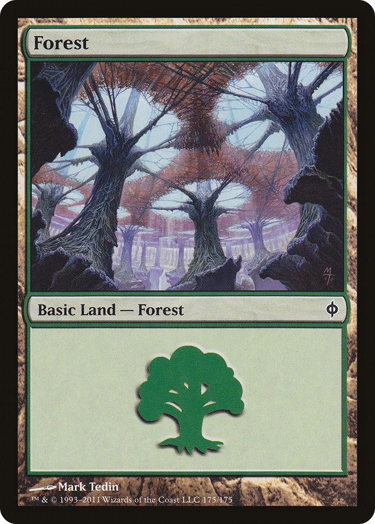 Forest (NPH-175) - New Phyrexia - Premium MTG Single from Wizards of the Coast - Just $0.08! Shop now at Game Crave Tournament Store