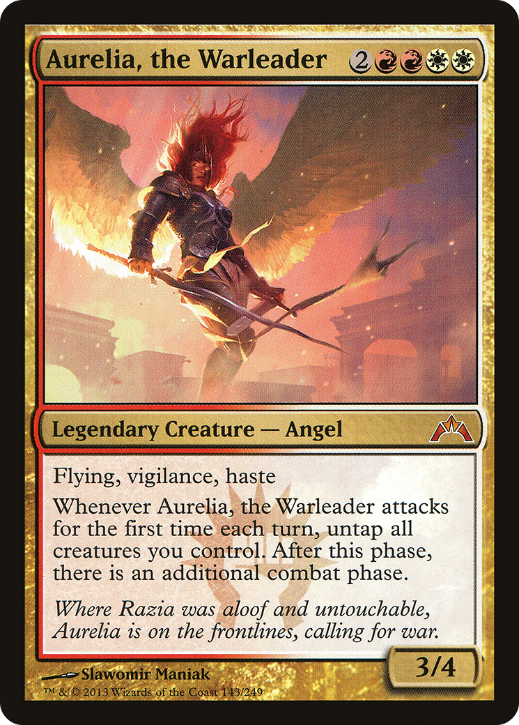 Aurelia, the Warleader (GTC-143) - Gatecrash - Premium MTG Single from Wizards of the Coast - Just $1.51! Shop now at Game Crave Tournament Store