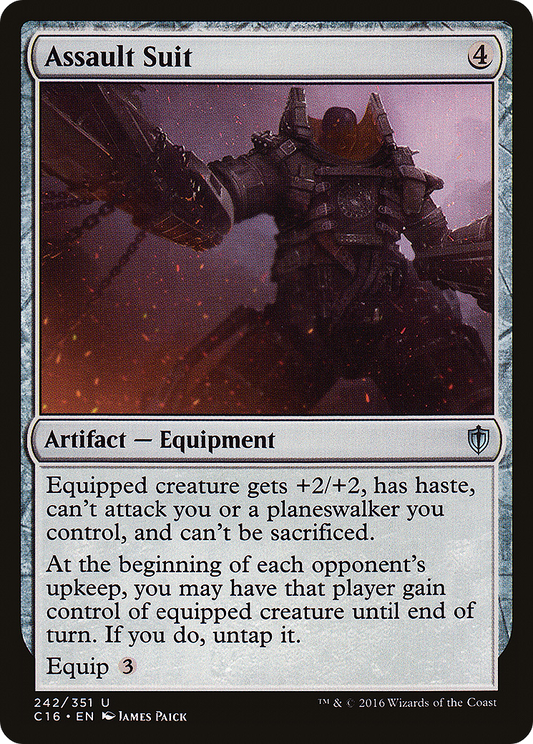 Assault Suit (C16-242) - Commander 2016 - Premium MTG Single from Wizards of the Coast - Just $0.08! Shop now at Game Crave Tournament Store
