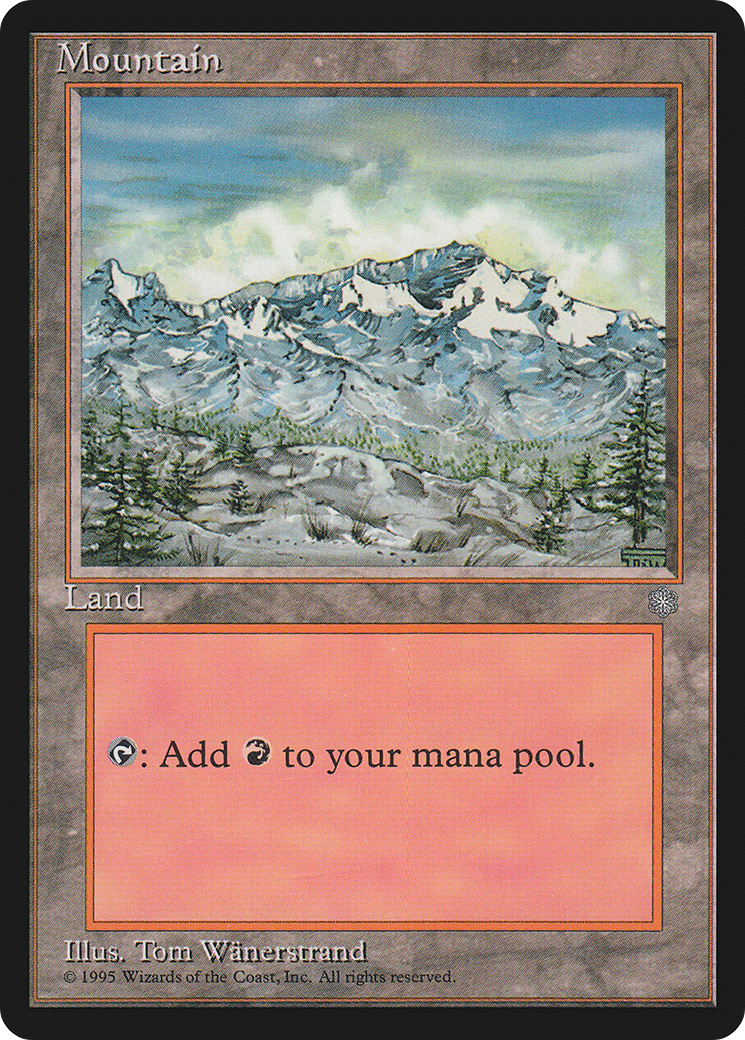 Mountain (ICE-376) - Ice Age - Premium MTG Single from Wizards of the Coast - Just $0.31! Shop now at Game Crave Tournament Store