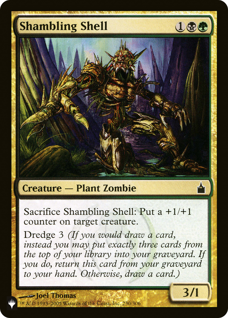 Shambling Shell (PLIST-227) - The List - Premium MTG Single from Wizards of the Coast - Just $0.08! Shop now at Game Crave Tournament Store