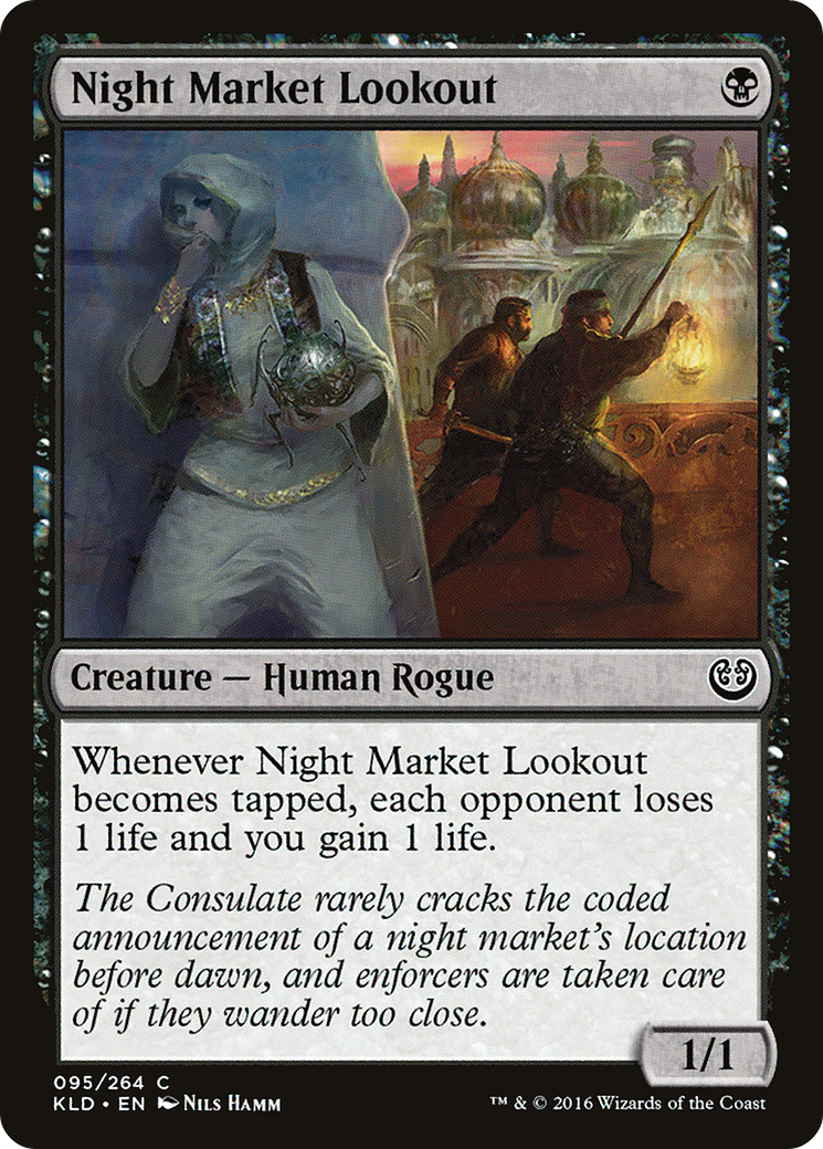 Night Market Lookout (KLD-095) - Kaladesh Foil - Premium MTG Single from Wizards of the Coast - Just $0.11! Shop now at Game Crave Tournament Store