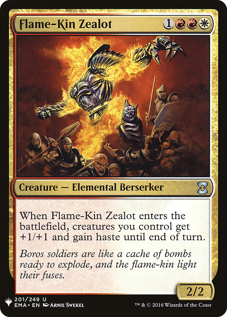 Flame-Kin Zealot (MB1-1426) - Mystery Booster - Premium MTG Single from Wizards of the Coast - Just $0.25! Shop now at Game Crave Tournament Store