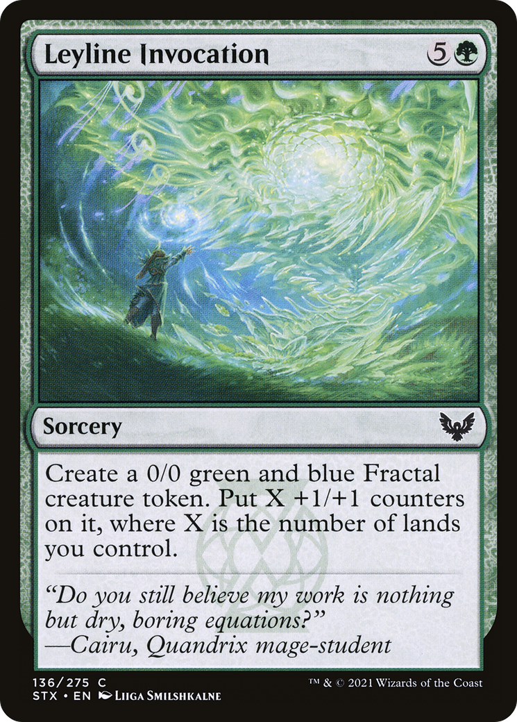 Leyline Invocation (STX-136) - Strixhaven: School of Mages - Premium MTG Single from Wizards of the Coast - Just $0.25! Shop now at Game Crave Tournament Store