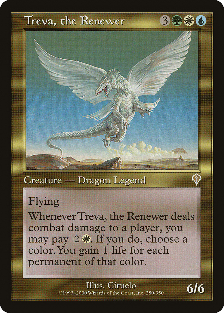 Treva, the Renewer (INV-280) - Invasion - Premium MTG Single from Wizards of the Coast - Just $1.11! Shop now at Game Crave Tournament Store