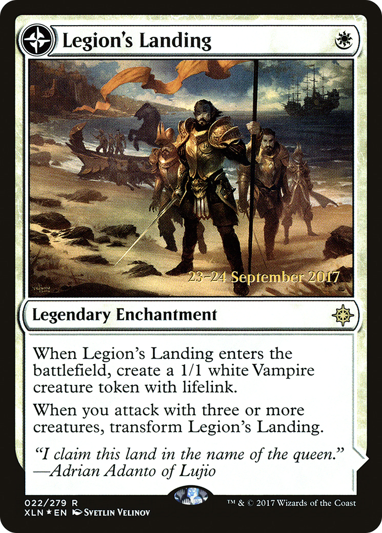 Legion's Landing // Adanto, the First Fort (PXLN-22S) - Ixalan Promos: (compasslanddfc) Foil - Premium MTG Single from Wizards of the Coast - Just $6.62! Shop now at Game Crave Tournament Store