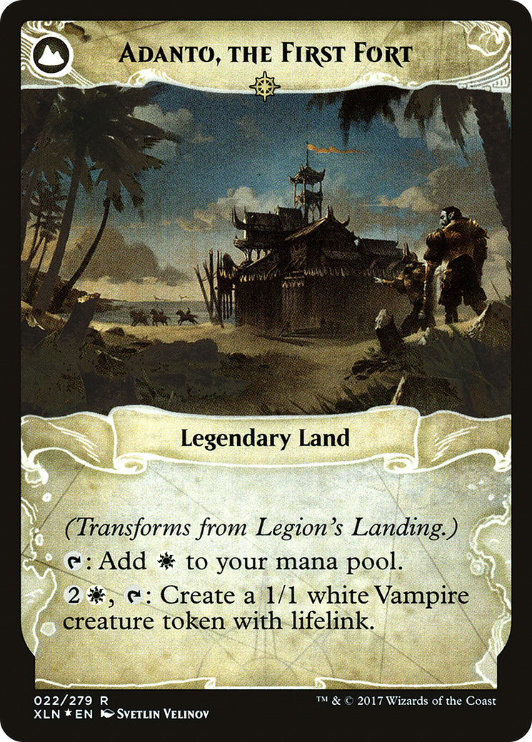 Legion's Landing // Adanto, the First Fort (PXLN-22S) - Ixalan Promos: (compasslanddfc) Foil - Premium MTG Single from Wizards of the Coast - Just $6.62! Shop now at Game Crave Tournament Store