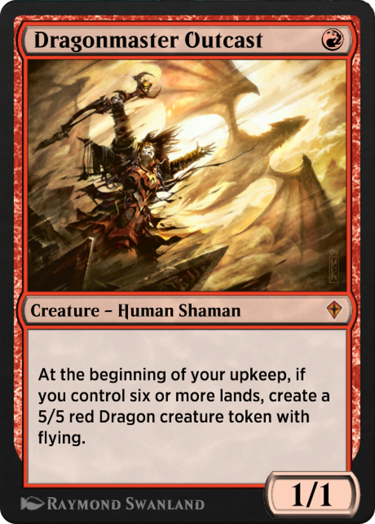 Dragonmaster Outcast (HA2-011) - Historic Anthology 2 - Premium MTG Single from Wizards of the Coast - Just $0! Shop now at Game Crave Tournament Store