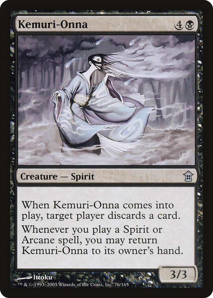 Kemuri-Onna (SOK-076) - Saviors of Kamigawa Foil - Premium MTG Single from Wizards of the Coast - Just $0.13! Shop now at Game Crave Tournament Store