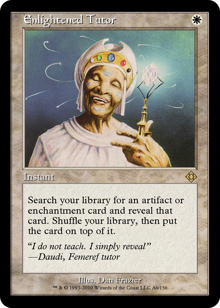 Enlightened Tutor (TD0-0A6) - Magic Online Theme Decks - Premium MTG Single from Wizards of the Coast - Just $0! Shop now at Game Crave Tournament Store