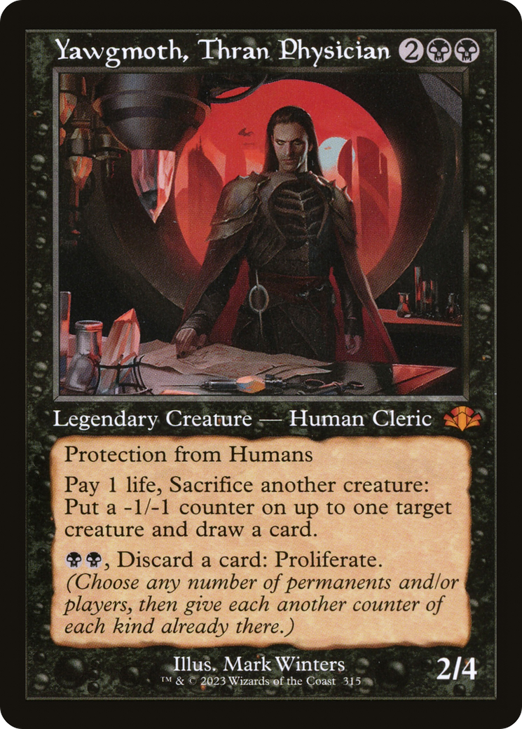 Yawgmoth, Thran Physician (DMR-315) - Dominaria Remastered Foil - Premium MTG Single from Wizards of the Coast - Just $11.50! Shop now at Game Crave Tournament Store