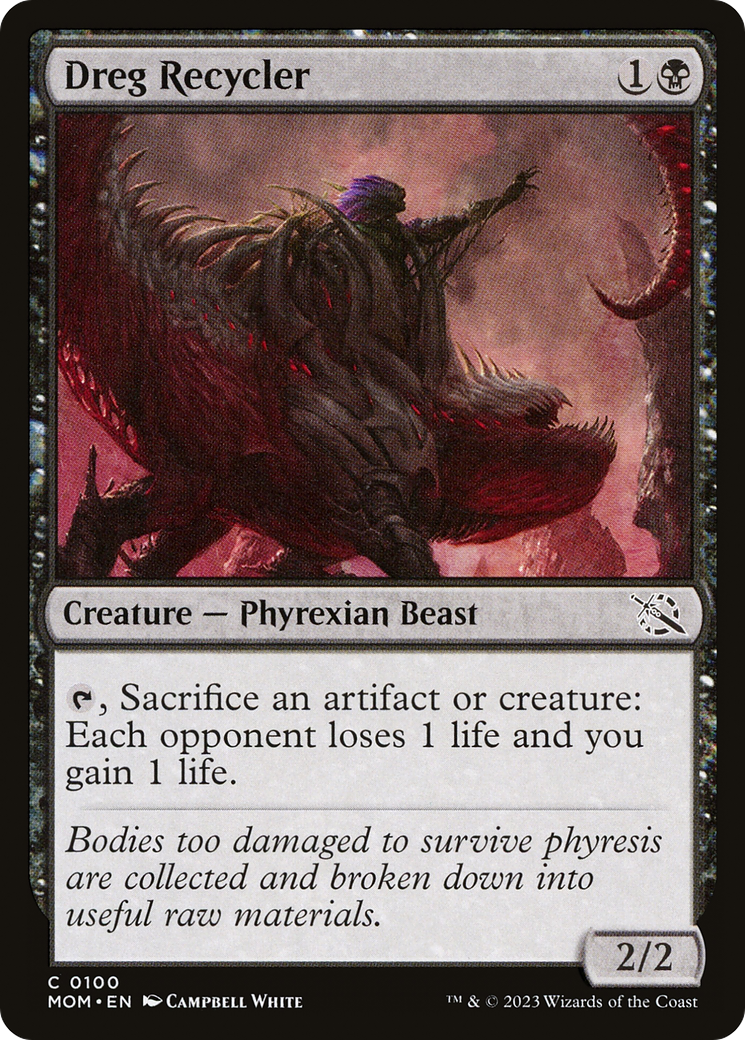 Dreg Recycler (MOM-100) - March of the Machine - Premium MTG Single from Wizards of the Coast - Just $0.08! Shop now at Game Crave Tournament Store