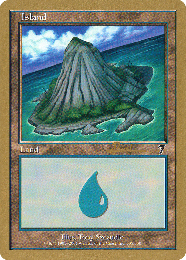 Island (WC01-AR335) - World Championship Decks 2001 - Premium MTG Single from Wizards of the Coast - Just $0.25! Shop now at Game Crave Tournament Store