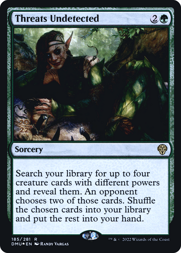 Threats Undetected (PDMU-185S) - Dominaria United Promos Foil - Premium MTG Single from Wizards of the Coast - Just $0.44! Shop now at Game Crave Tournament Store