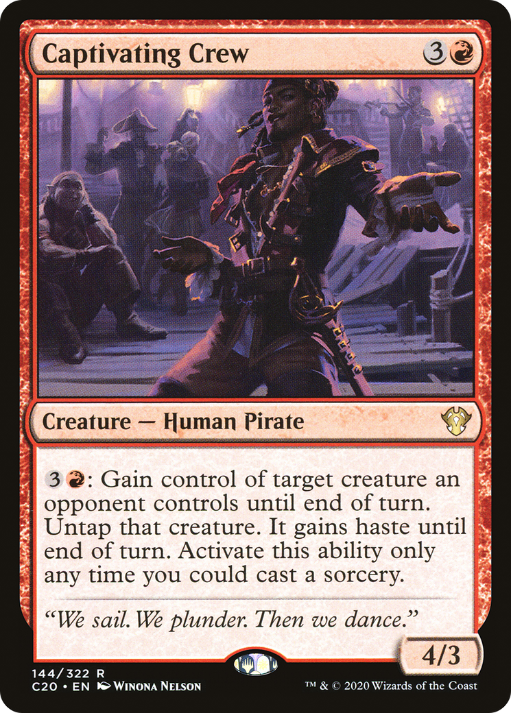 Captivating Crew (C20-144) - Commander 2020 - Premium MTG Single from Wizards of the Coast - Just $0.25! Shop now at Game Crave Tournament Store