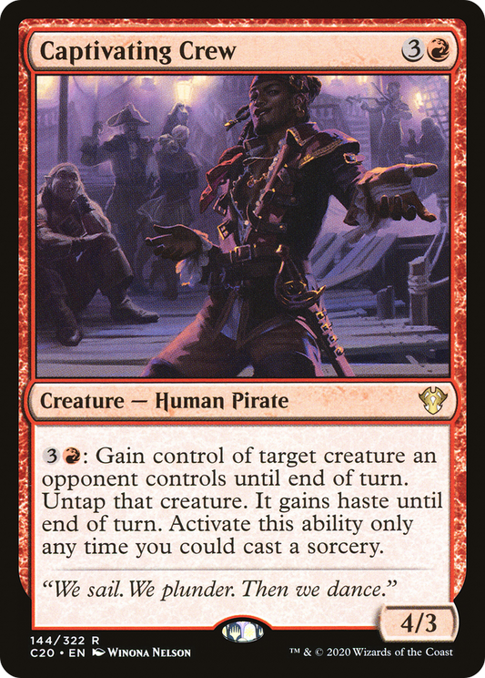 Captivating Crew (C20-144) - Commander 2020 - Premium MTG Single from Wizards of the Coast - Just $0.25! Shop now at Game Crave Tournament Store
