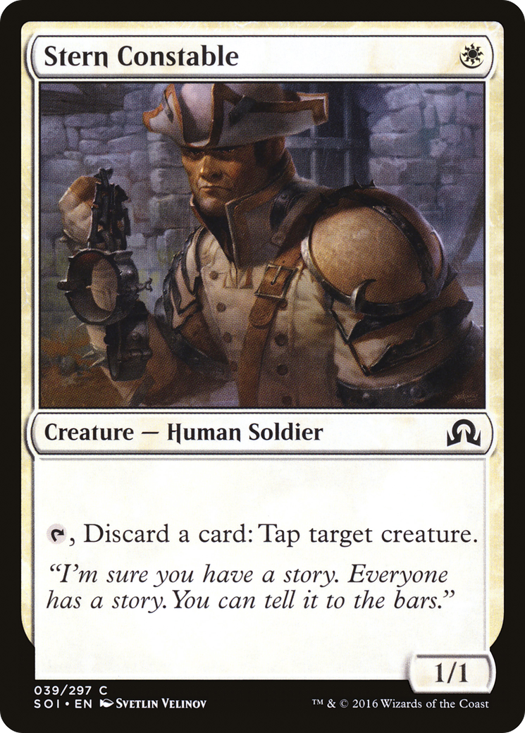 Stern Constable (SOI-039) - Shadows over Innistrad Foil - Premium MTG Single from Wizards of the Coast - Just $0.08! Shop now at Game Crave Tournament Store