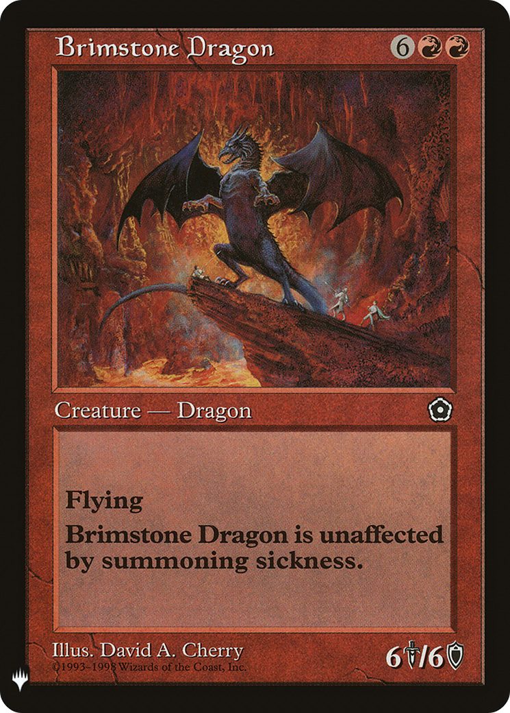 Brimstone Dragon (MB1-873) - Mystery Booster - Premium MTG Single from Wizards of the Coast - Just $0.08! Shop now at Game Crave Tournament Store