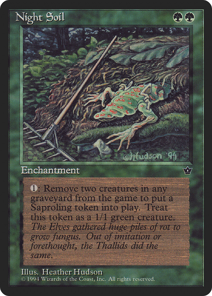 Night Soil (FEM-71B) - Fallen Empires - Premium MTG Single from Wizards of the Coast - Just $0.08! Shop now at Game Crave Tournament Store