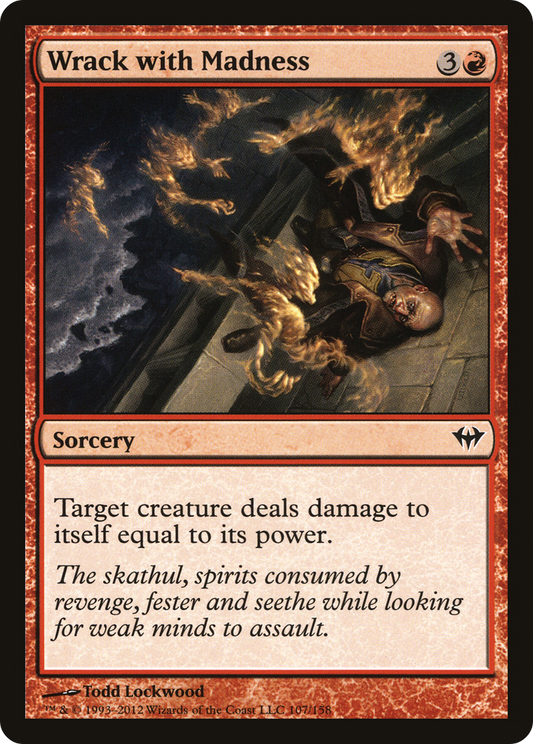 Wrack with Madness (DKA-107) - Dark Ascension - Premium MTG Single from Wizards of the Coast - Just $0.08! Shop now at Game Crave Tournament Store