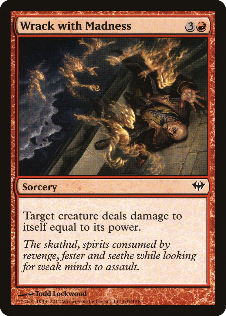 Wrack with Madness (DKA-107) - Dark Ascension Foil - Premium MTG Single from Wizards of the Coast - Just $0.08! Shop now at Game Crave Tournament Store