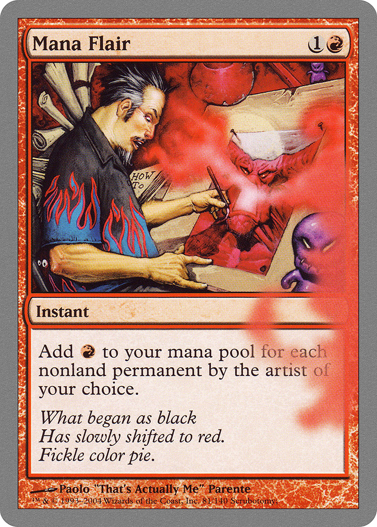 Mana Flair (UNH-081) - Unhinged Foil - Premium MTG Single from Wizards of the Coast - Just $0.25! Shop now at Game Crave Tournament Store