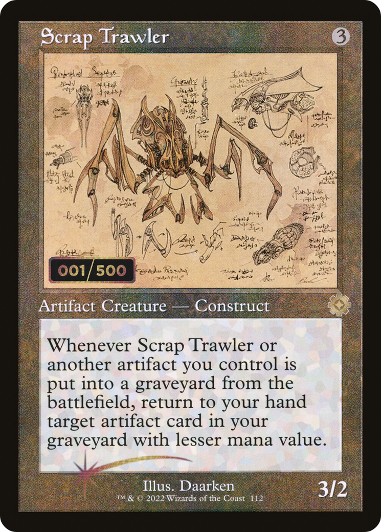 Scrap Trawler (BRR-112Z) - The Brothers' War Retro Artifacts Foil - Premium MTG Single from Wizards of the Coast - Just $26.40! Shop now at Game Crave Tournament Store