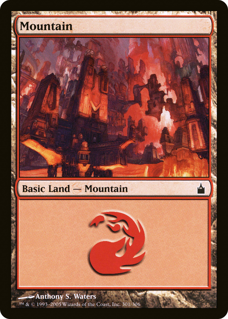 Mountain (RAV-301) - Ravnica: City of Guilds - Premium MTG Single from Wizards of the Coast - Just $0.25! Shop now at Game Crave Tournament Store