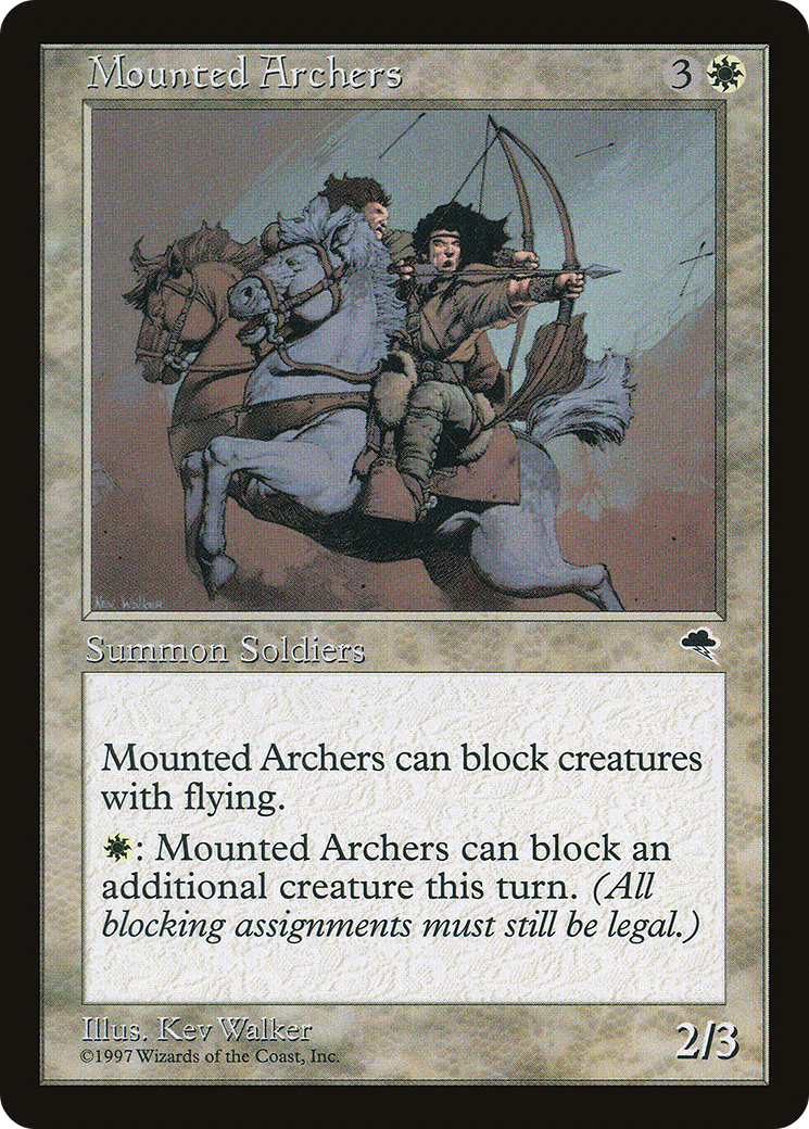 Mounted Archers (TMP-030) - Tempest - Premium MTG Single from Wizards of the Coast - Just $0.25! Shop now at Game Crave Tournament Store