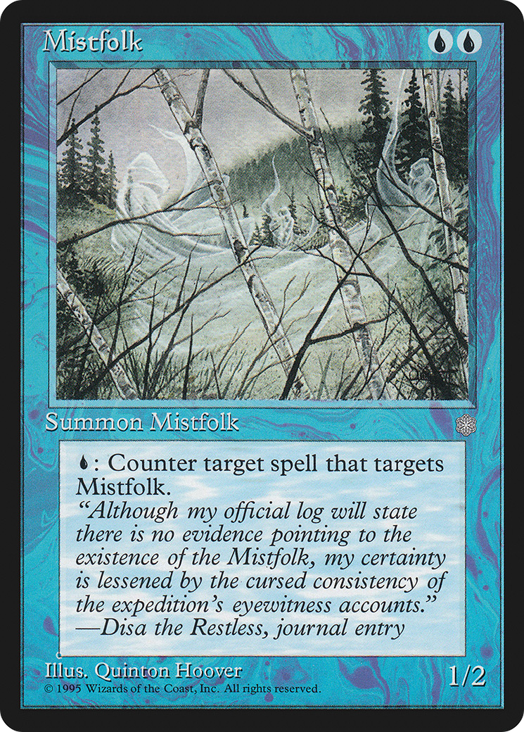 Mistfolk (ICE-084) - Ice Age - Premium MTG Single from Wizards of the Coast - Just $0.25! Shop now at Game Crave Tournament Store