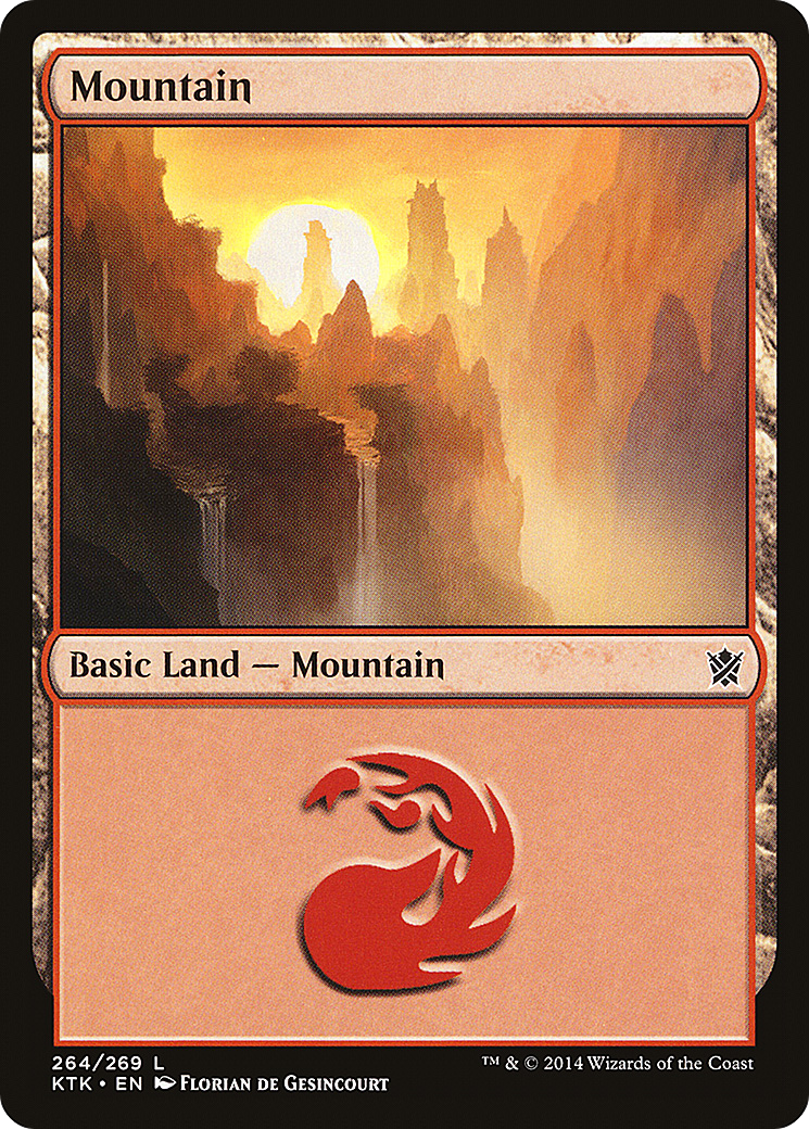 Mountain (KTK-264) - Khans of Tarkir Foil - Premium MTG Single from Wizards of the Coast - Just $0.60! Shop now at Game Crave Tournament Store