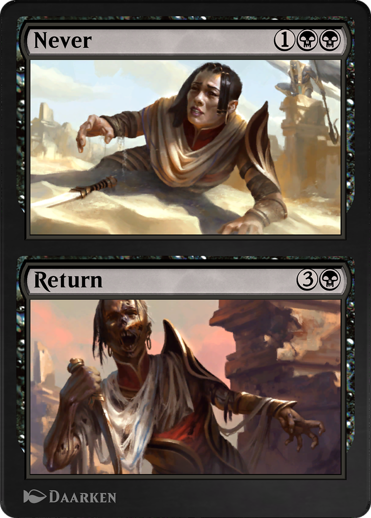 Never // Return (AKR-118) - Amonkhet Remastered - Premium MTG Single from Wizards of the Coast - Just $0! Shop now at Game Crave Tournament Store