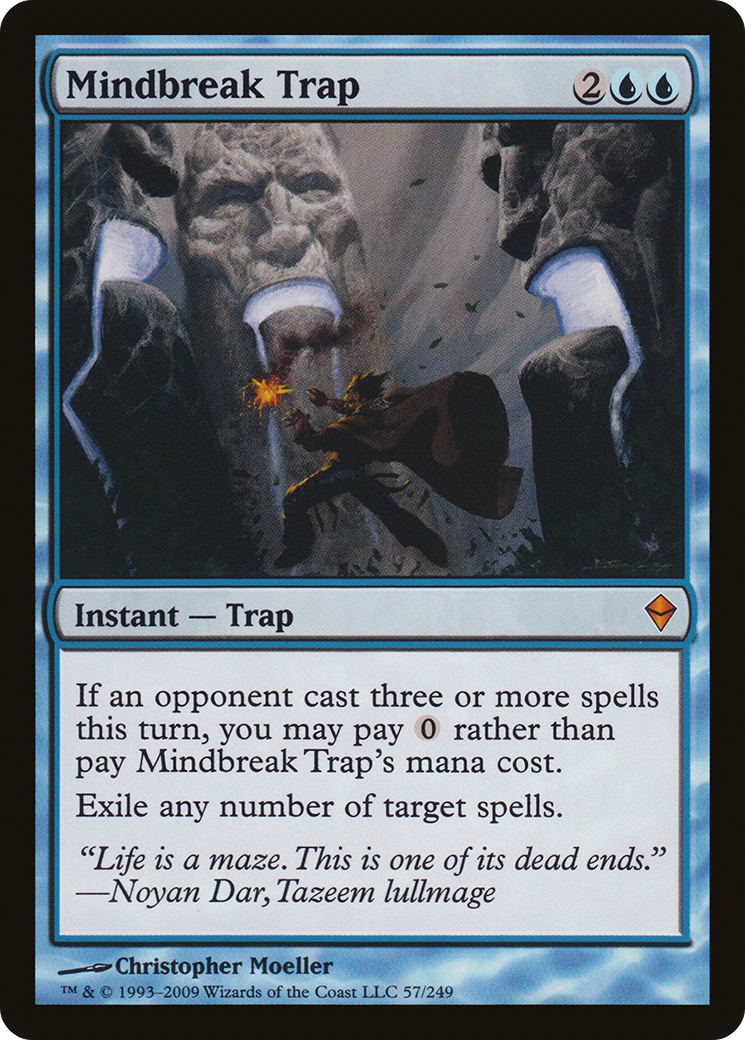 Mindbreak Trap (ZEN-057) - Zendikar - Premium MTG Single from Wizards of the Coast - Just $4.46! Shop now at Game Crave Tournament Store