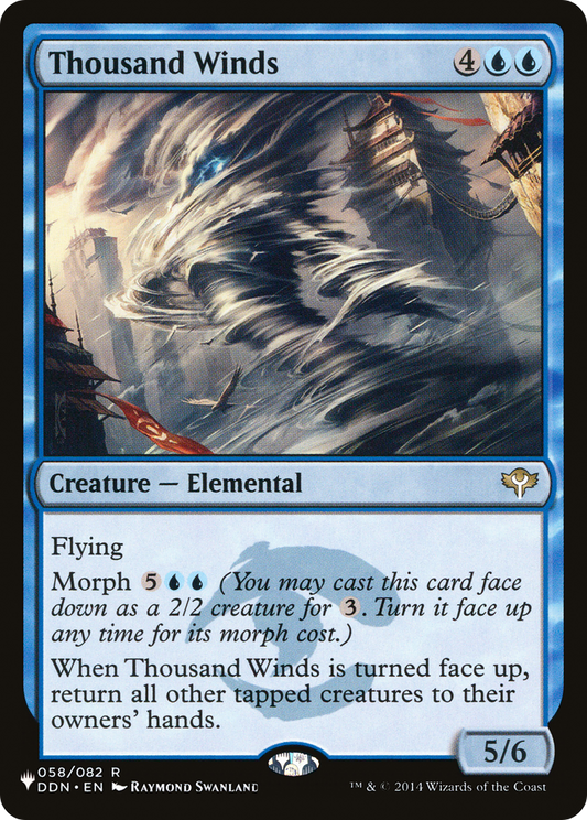 Thousand Winds (PLIST-672) - The List - Premium MTG Single from Wizards of the Coast - Just $0.08! Shop now at Game Crave Tournament Store