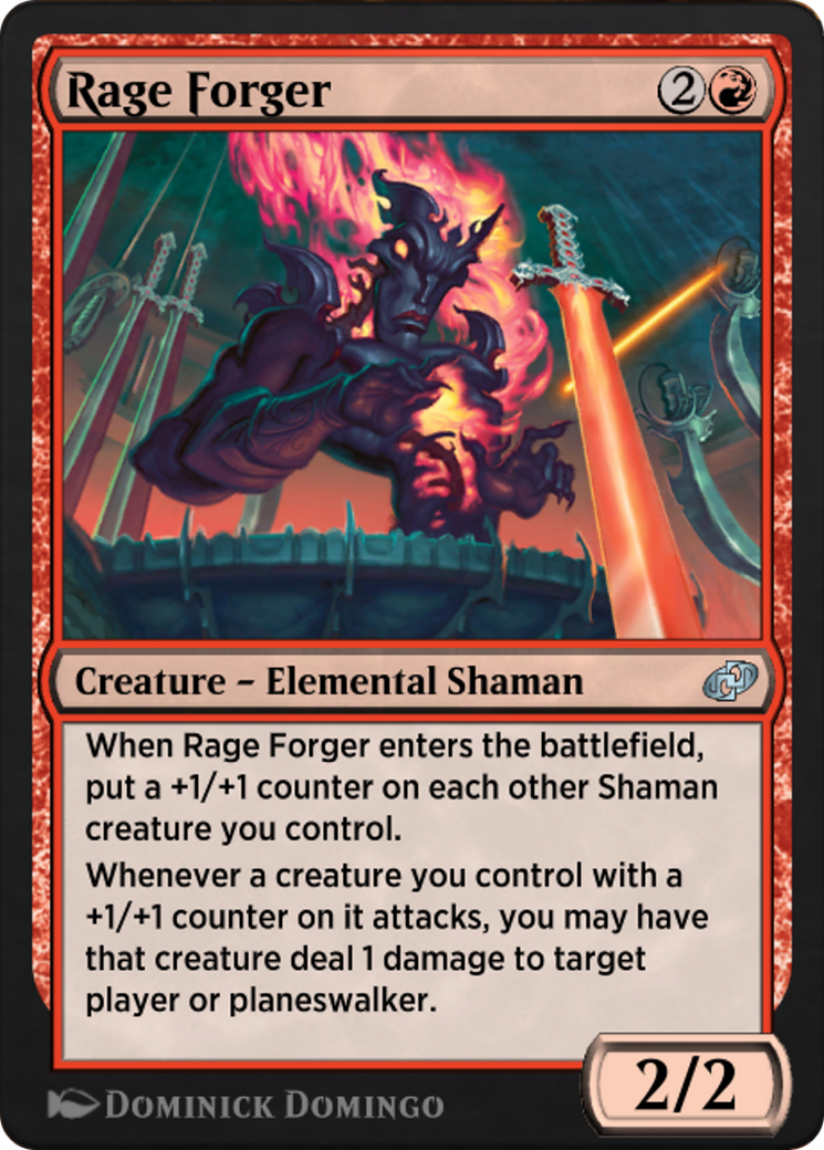 Rage Forger (J21-496) - Jumpstart: Historic Horizons - Premium MTG Single from Wizards of the Coast - Just $0! Shop now at Game Crave Tournament Store
