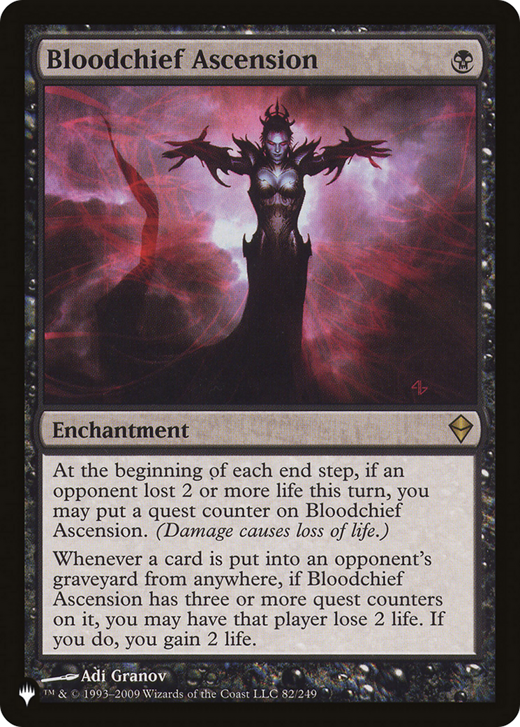 Bloodchief Ascension (PLIST-595) - The List - Premium MTG Single from Wizards of the Coast - Just $3.71! Shop now at Game Crave Tournament Store