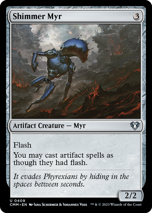 Shimmer Myr (CMM-409) - Commander Masters - Premium MTG Single from Wizards of the Coast - Just $0.08! Shop now at Game Crave Tournament Store