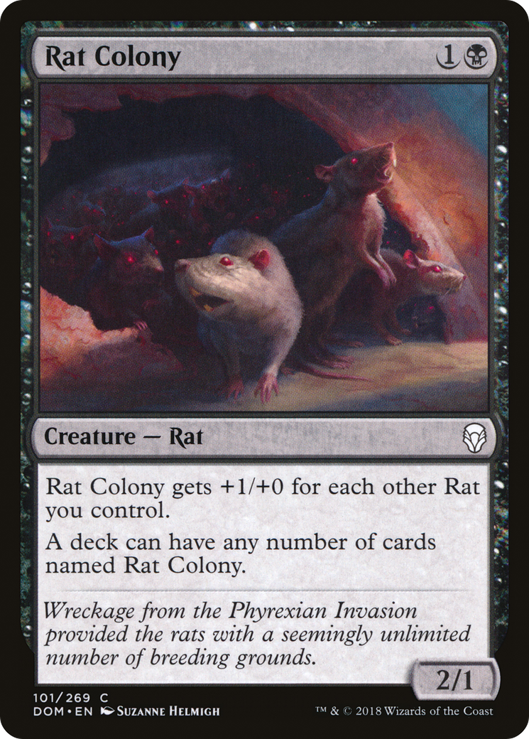 Rat Colony (DOM-101) - Dominaria - Premium MTG Single from Wizards of the Coast - Just $0.71! Shop now at Game Crave Tournament Store