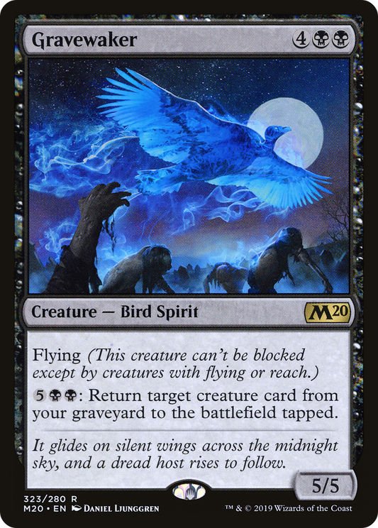 Gravewaker (M20-323) - Core Set 2020 - Premium MTG Single from Wizards of the Coast - Just $0.25! Shop now at Game Crave Tournament Store