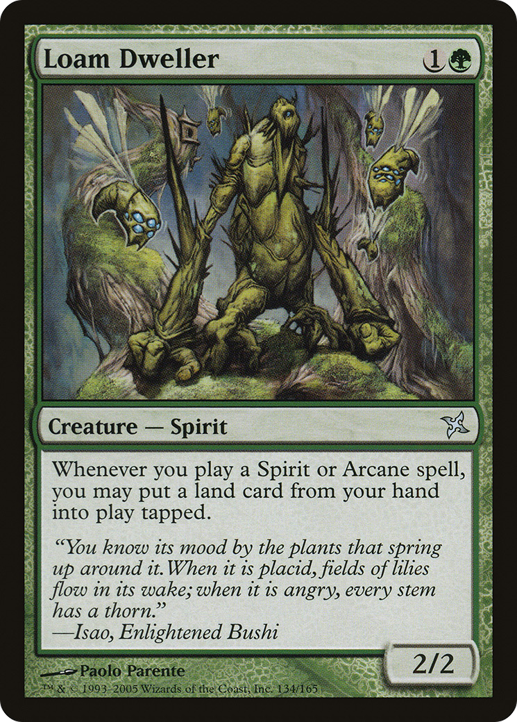 Loam Dweller (BOK-134) - Betrayers of Kamigawa Foil - Premium MTG Single from Wizards of the Coast - Just $0.32! Shop now at Game Crave Tournament Store